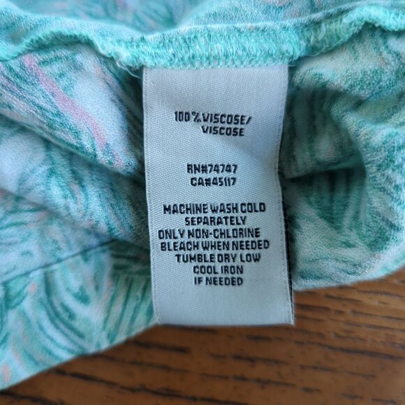 Bob Timberlake sleeveless summer Tropical Maxi dress size XL tall - Picture 12 of 16